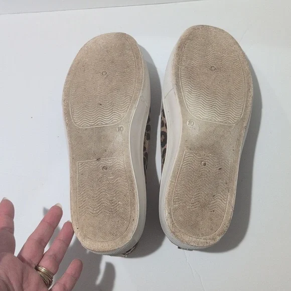 Cheetah Print Steve Madden Knit Sneakers 10 - Picture 5 of 8